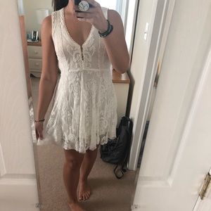 White free people dress